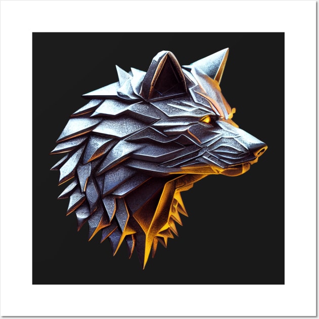 Wolf School - Silver Wolf - Fantasy - Witcher Wall Art by Fenay-Designs